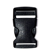 Plastic 1" Side Release Belt Buckles - (12 pack) - (for use with nylon webbing)