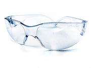Safety glasses - (clear polycarbonate) - (impact resistant)
