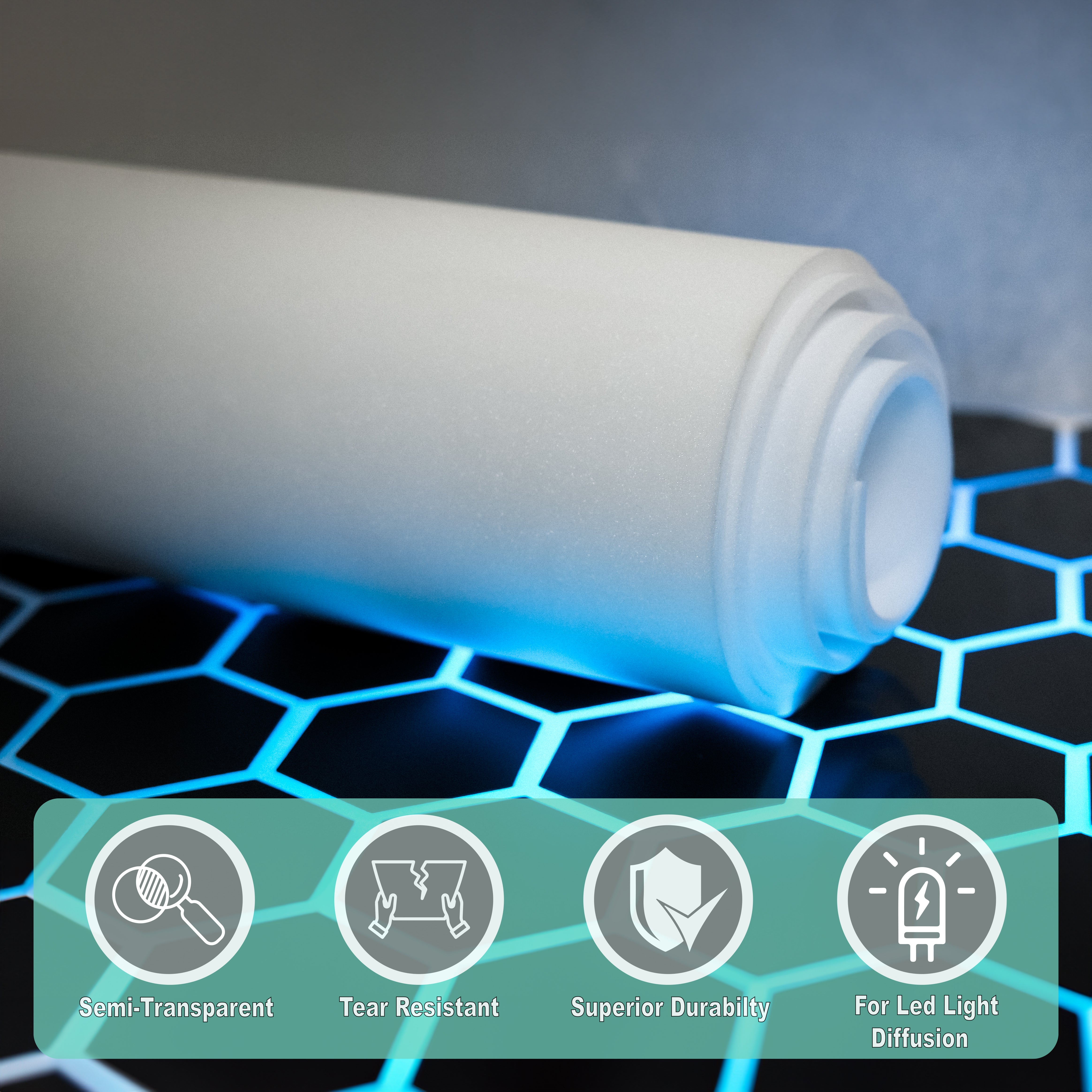 Custom Light Diffusing Material Led Light Diffuser Material