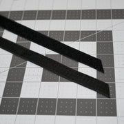 Velcro style hook and loop strips - (industrial strength) - (sold in 30" lengths) - (black)