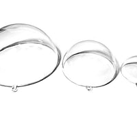Interlocking Acrylic Half Spheres - Clear - (For  EVA/ thermoplastic forming- and decoration) - (Available in 3 sizes) - (Small: 2-1/4") (Medium: 4") (Large 5-1/4")
